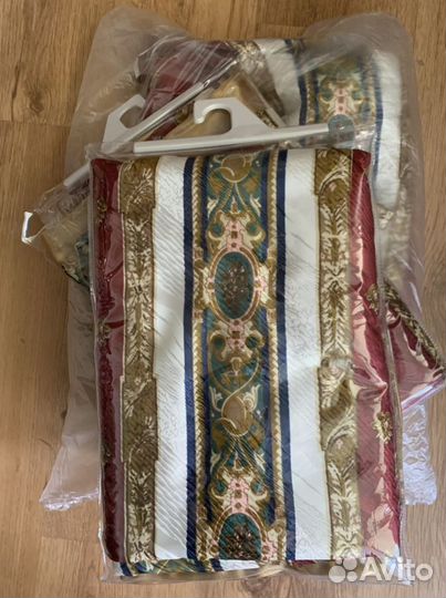 Шторы-портьеры с ламбрикеном. Комплект