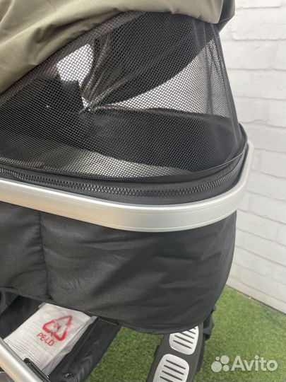 Коляска 2в1 трансформер, амортизаторы на раме