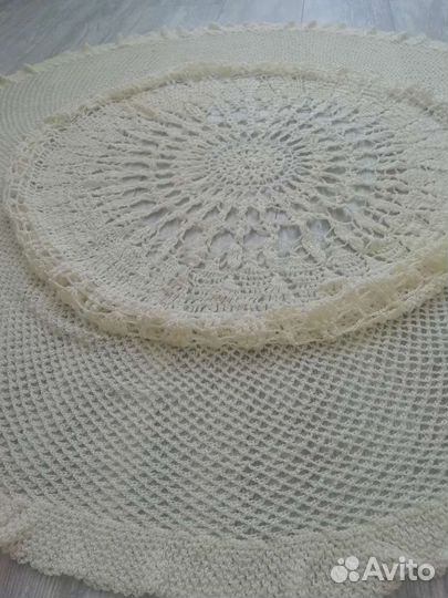 Скатерть салфетка вязанная крючком
