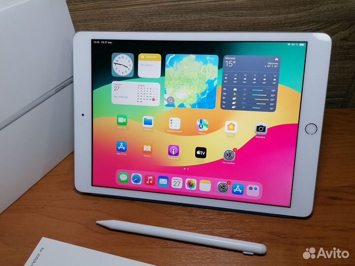 iPad 8 Wi-Fi 32 Gb + полный комплект + Pencil