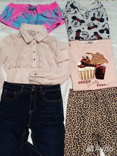 Вещи пакетом на девочку Zara, River island и т. д