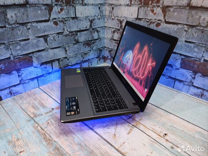 Игровой ноутбук Asus i3/720m/8Gb с гарантией