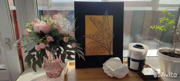 Картина холст акрил