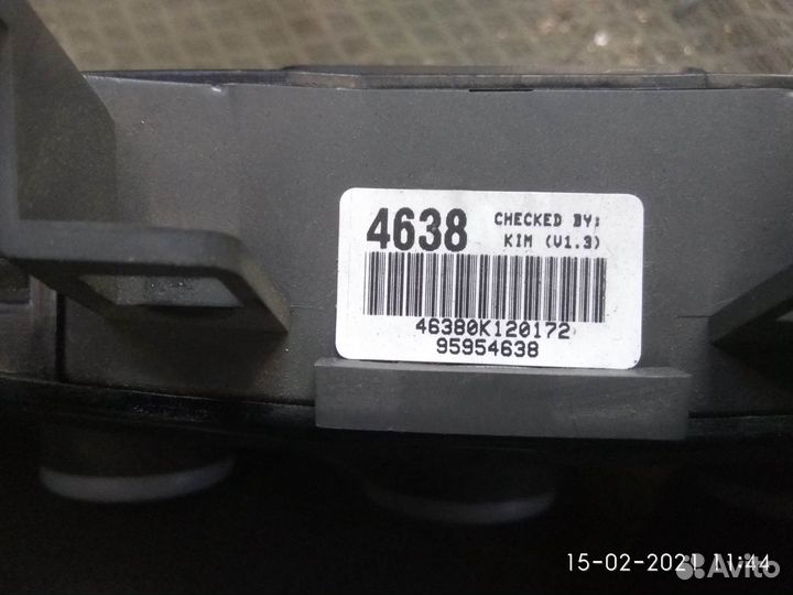 Блок управления климатом на Шевроле Спарк 2012 год