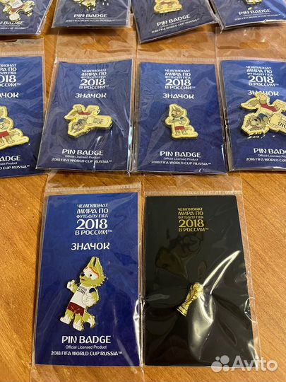 Значки чемпионата мира по футболу 2018