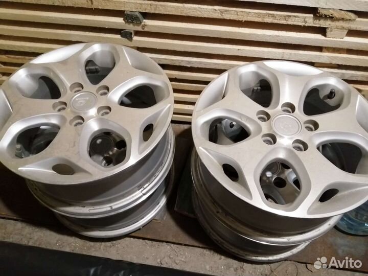 Литые диски ford focus 2, диаметр 15
