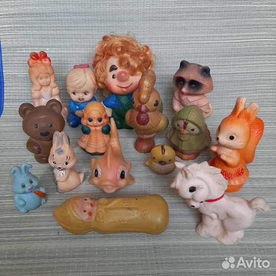 Резиновые игрушки СССР