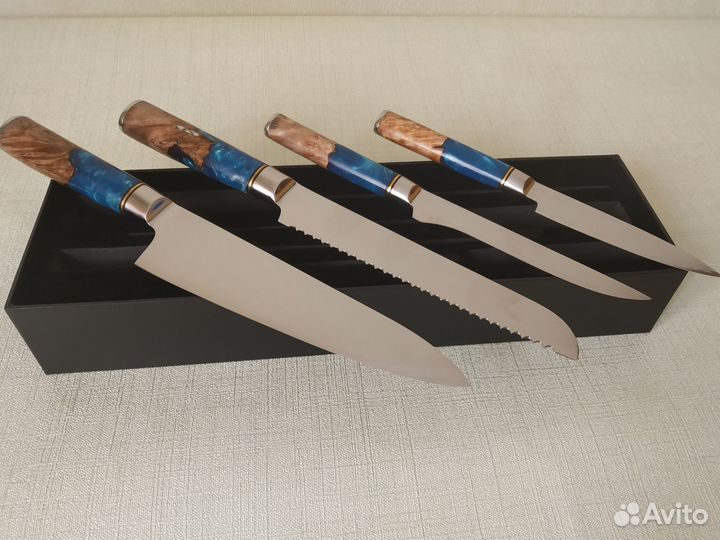 Кухонные ножи, набор 4 штуки