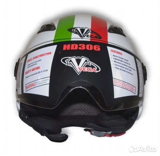 Мотошлемvega HD 306