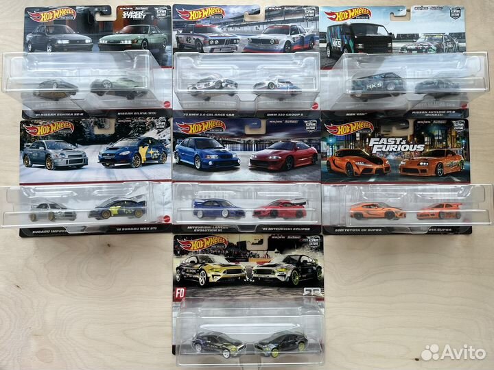 Hot Wheels Premium Car Culture 2-Packs