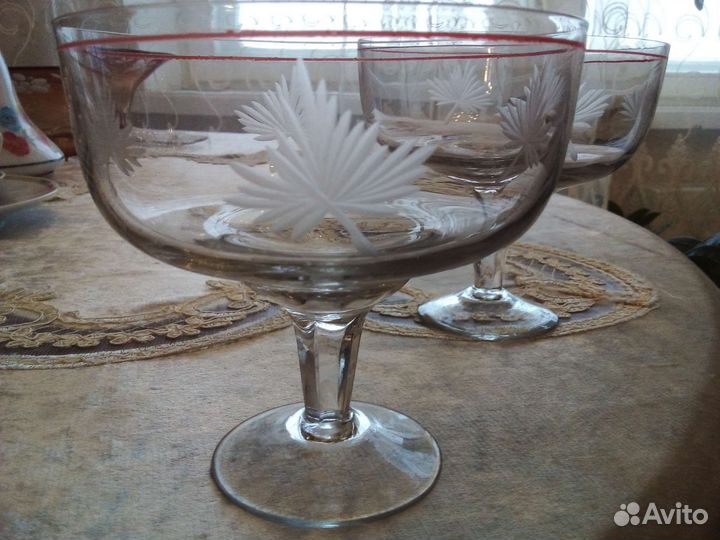 Посуда цветное стекло