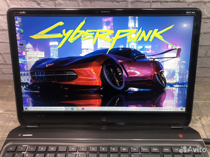 Игровой ноутбук HP i7/16Gb/SSD/2Видеокарты
