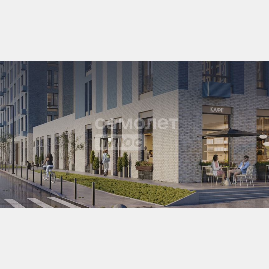 2-к. квартира, 59,6 м², 6/17 эт.