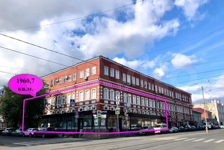 Арендный бизнес - Комплекс помещений, 1960.7 м²