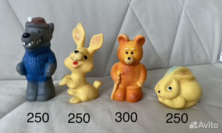 Резиновые игрушки СССР