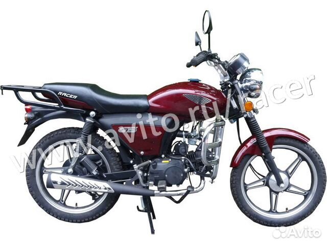 Мотоцикл racer RC110N trophy бордовый