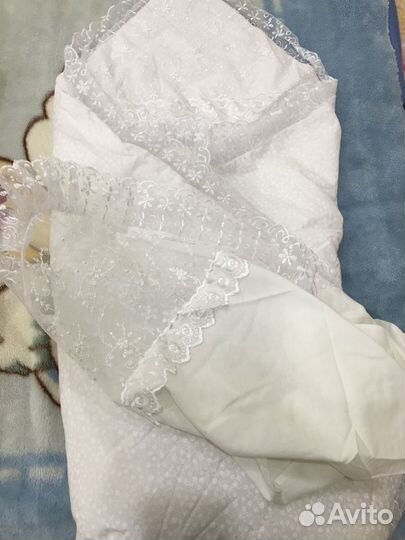 Детский конверт на выписку