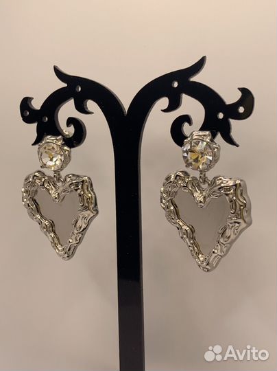 Серьги зеркальные новые
