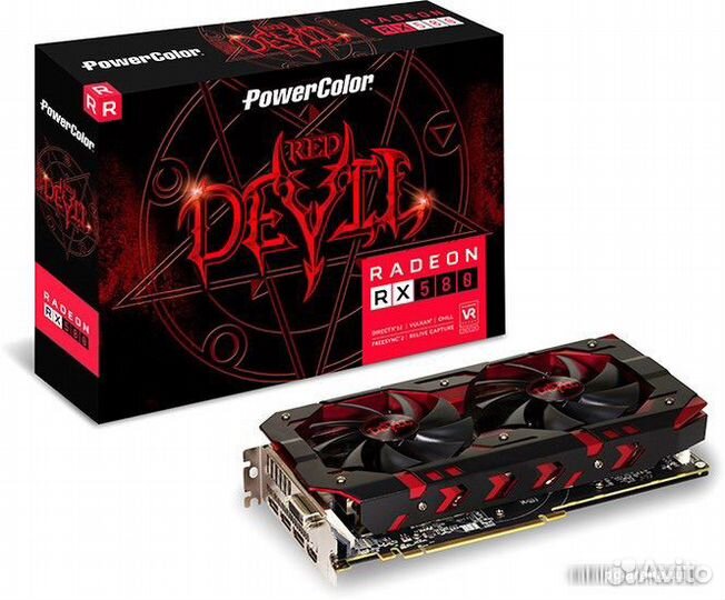 Видеокарта rx 580 red devil 8 gb