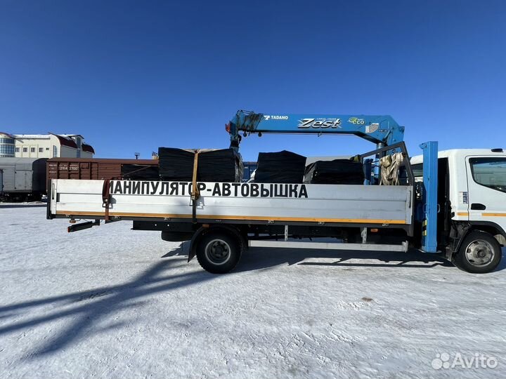 Аренда и услуги манипулятора, стрела 3 т, 14 м, борт 5 т, 6 м