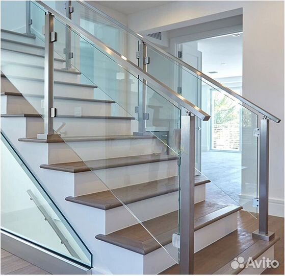 Стеклянные ограждения с различным дизайном