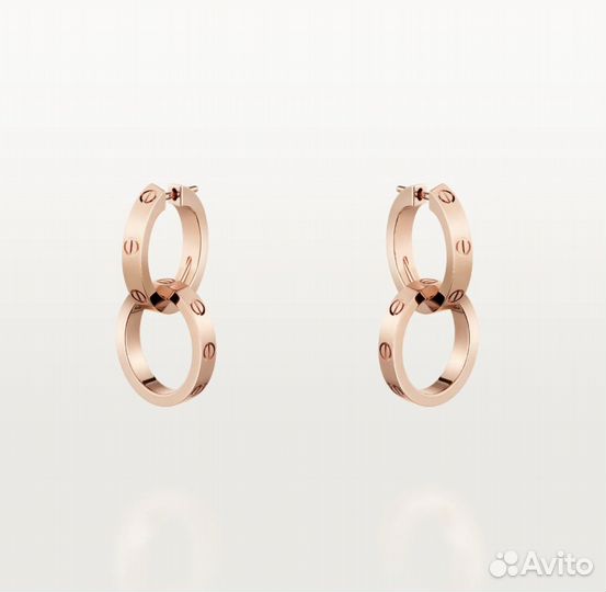Серьги Cartier Love