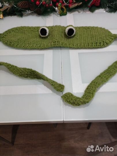 Повязка на голову лягушка