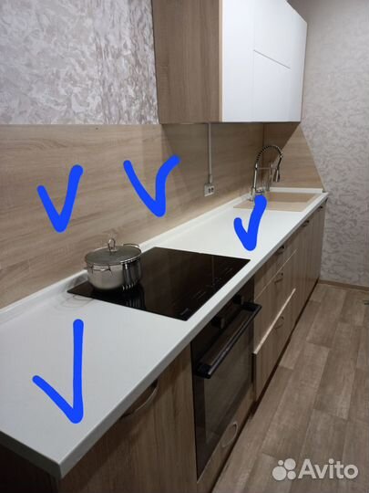 Кухонный щит и столешница