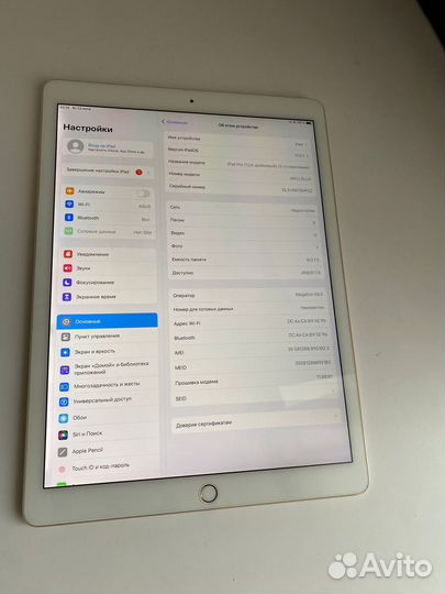 iPad pro 12'9 2-nd gen 512gb sim,wi-fi