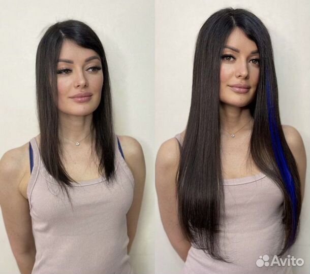 Наращивание волос Luxe /Окрашивание /Маникюр