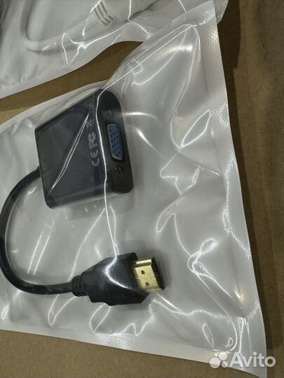 Кабель переходник hdmi to VGA (новый)