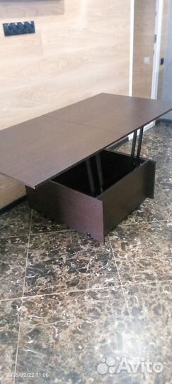 Стол трансформер с ящиком