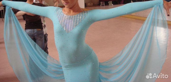 Платье для Бальных Танцев Стандарт Юниоры Ю2