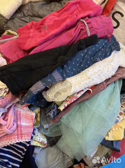 Пакет одежды на девочку платье куртка юбка лосины