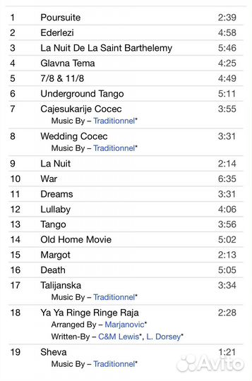 Goran Bregovi- Music For Films CD Rus