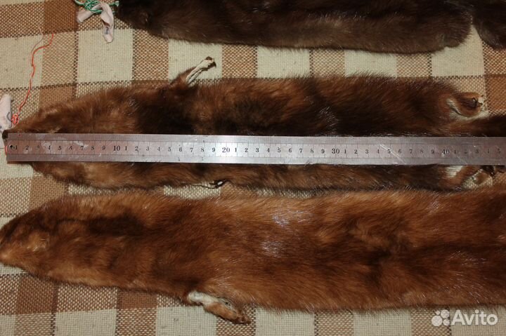 Норка шкурки выделаны