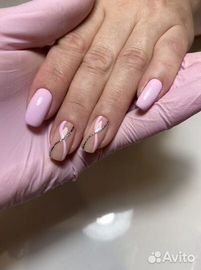 Маникюр с покрытием гель-лаком