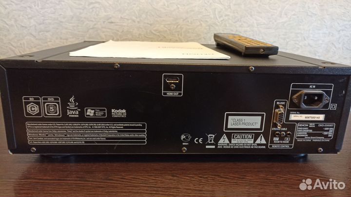 Blu-ray плеер denon DVD-2500BT