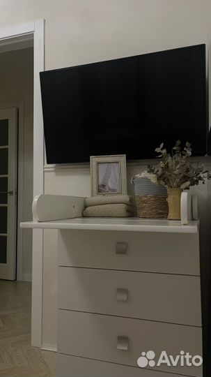 Пеленальный комод белый