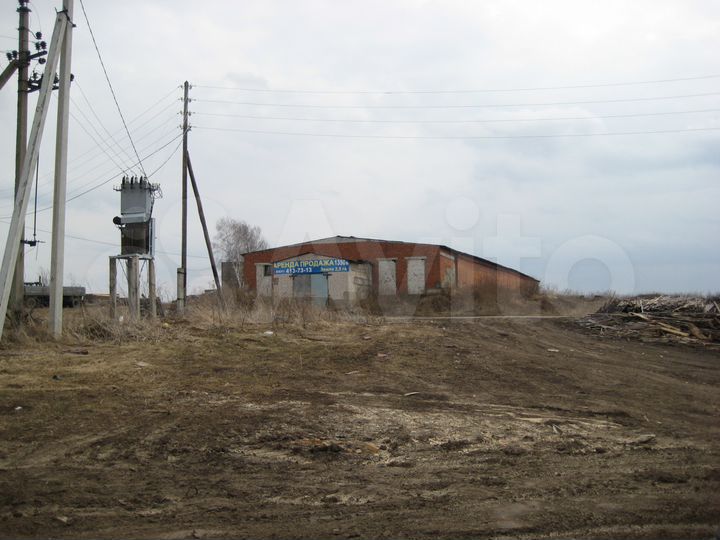 Производственное помещение с землей