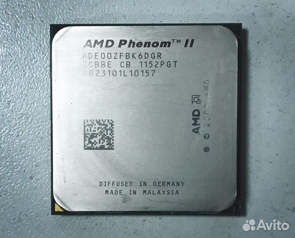AM3 Топовый AMD Phenom II X6 Black Thuban 1100T
