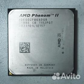 AM3 Топовый AMD Phenom II X6 Black Thuban 1100T