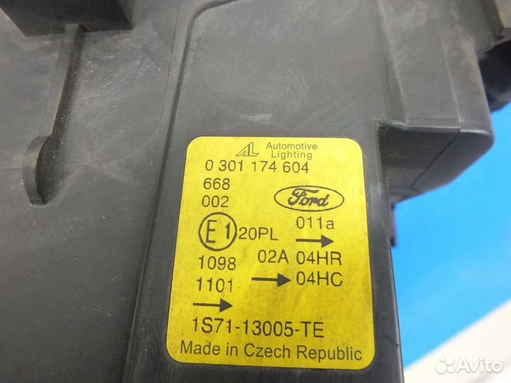 Фара правая Ford Mondeo 3