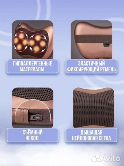 Массажная подушка для шеи опт, розница
