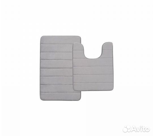 Набор ковриков для ванной и туалета с эффектом пам