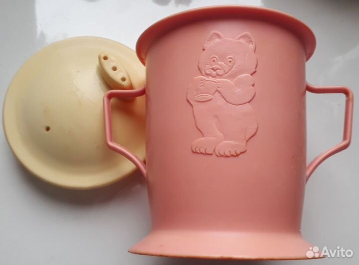 Поильник и алюминиевая кружка винтажные СССР