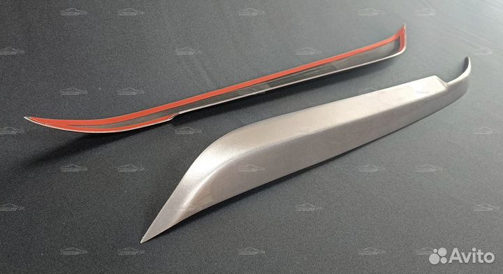 Реснички серый металлик для BMW Х5 Е53 03 - 06