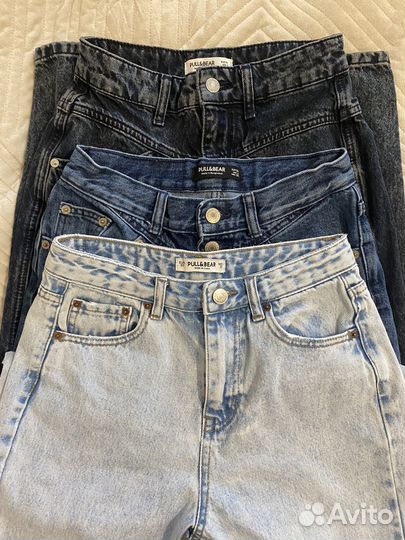 Джинсы Брюки Pull and bear Zara Maag Lime