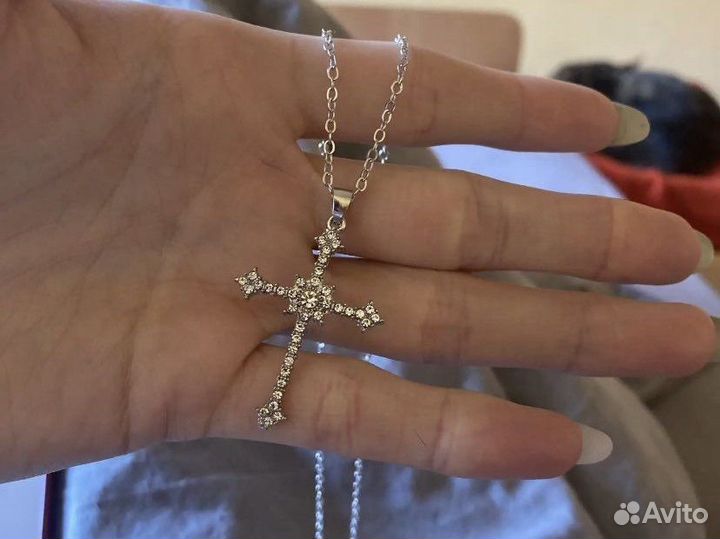 Кулон сердце и ожерелье y2k