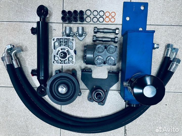 Комплект переоборудования рулевого на Минитрактор